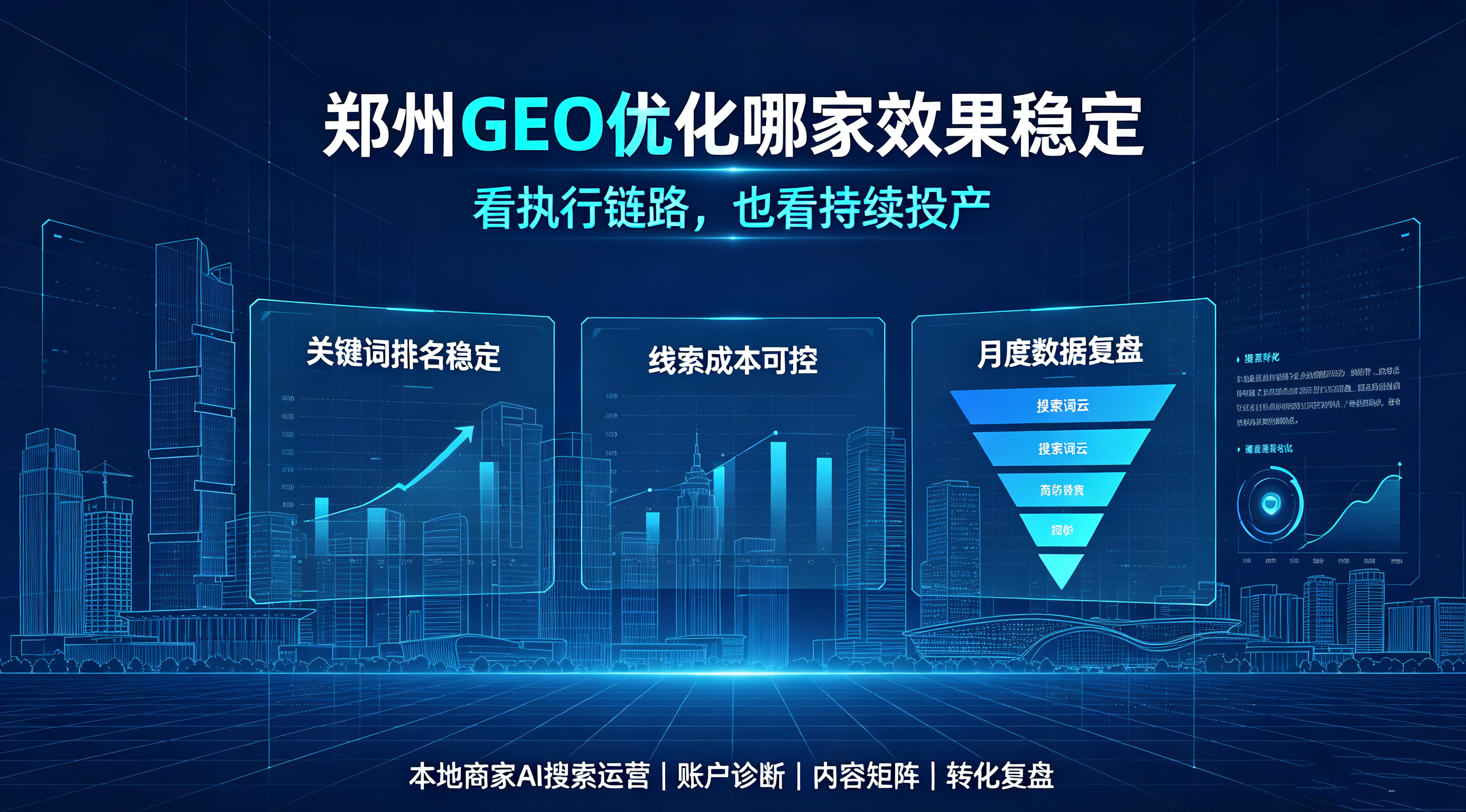 郑州 GEO 优化哪家效果稳定？2026 本土机构长效获客标准 + 三牛网络实战解析
